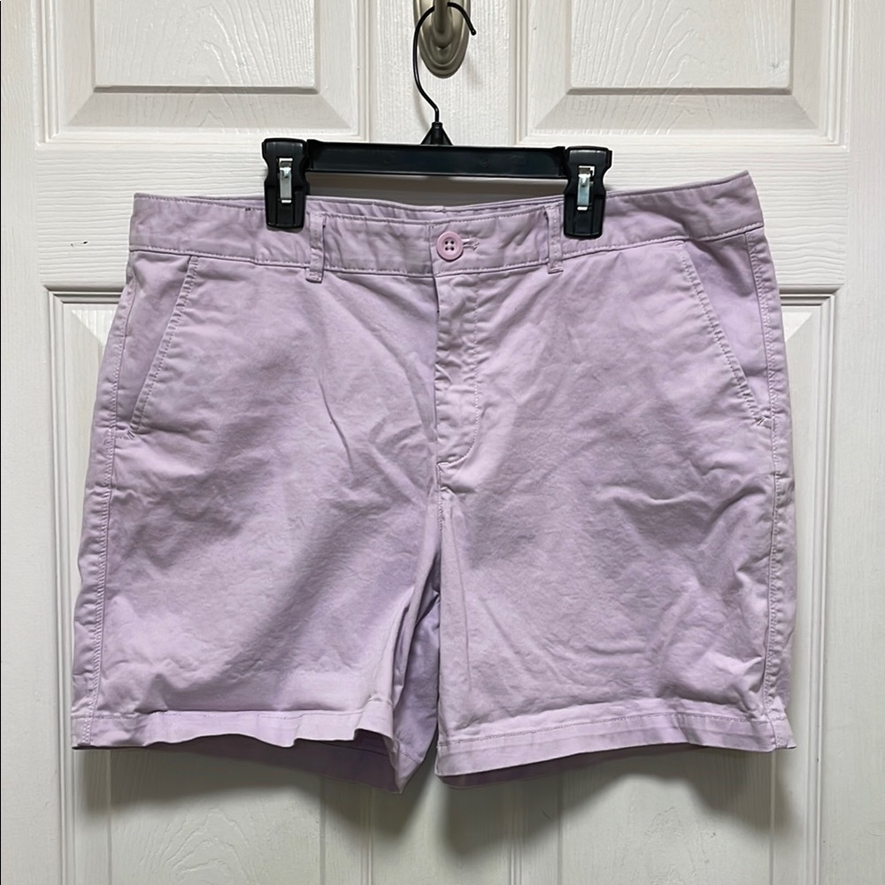 Eddie Bauer | Light Plum | Boyfriend | Midrise| Shorts |Cotton Blend | Size 12 T